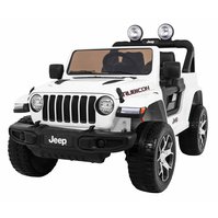 Dětské elektrické auto Jeep Wrangler Rubicon Bílé