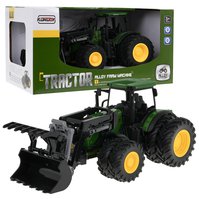 Traktor s nakladačem Zelená 1:24