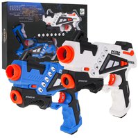 Sada laserových pistolí  Blue White 2 ks