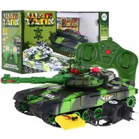 Tank Super Power na dálkové ovládání - Tanková bitva 1:14 Zelená