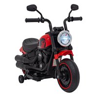 Dětská elektrická motorka Chopper Faster červená