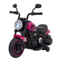 Dětská elektrická motorka Chopper Faster růžová