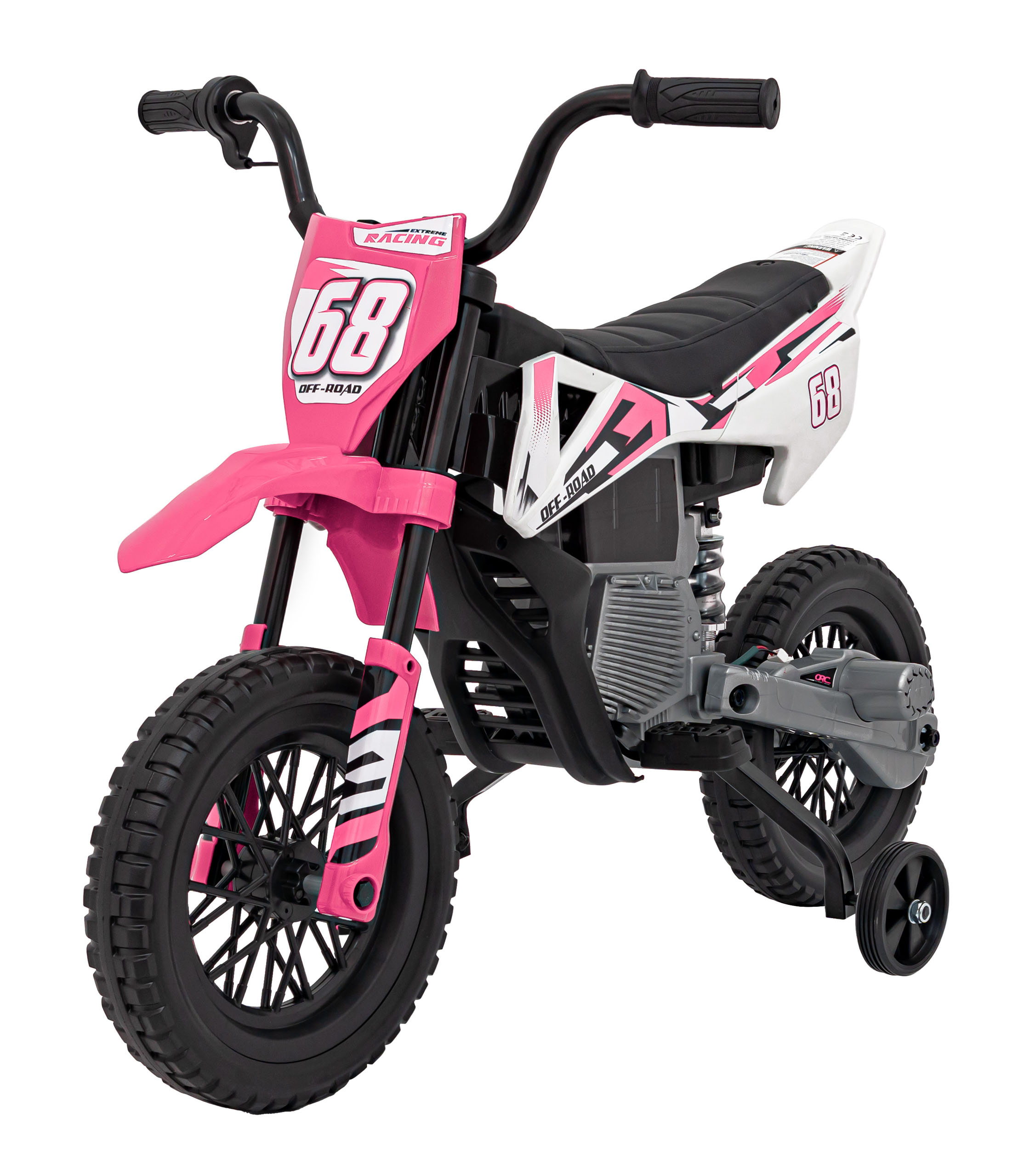 Dětská elektrická motorka Cross Pantone 361C růžová