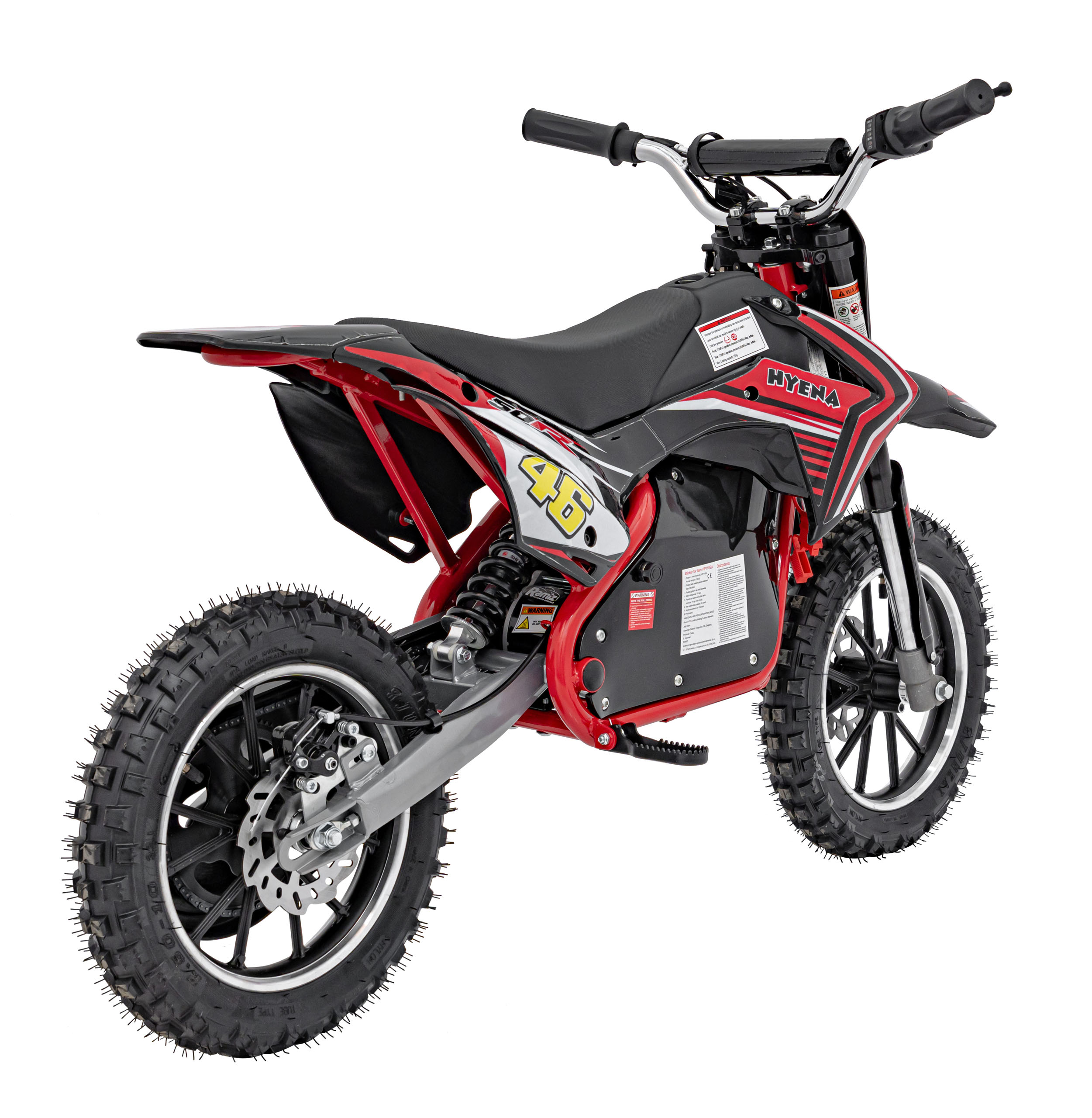 Dětská elektrická motorka RENEGADE 50R 500W 36V červená