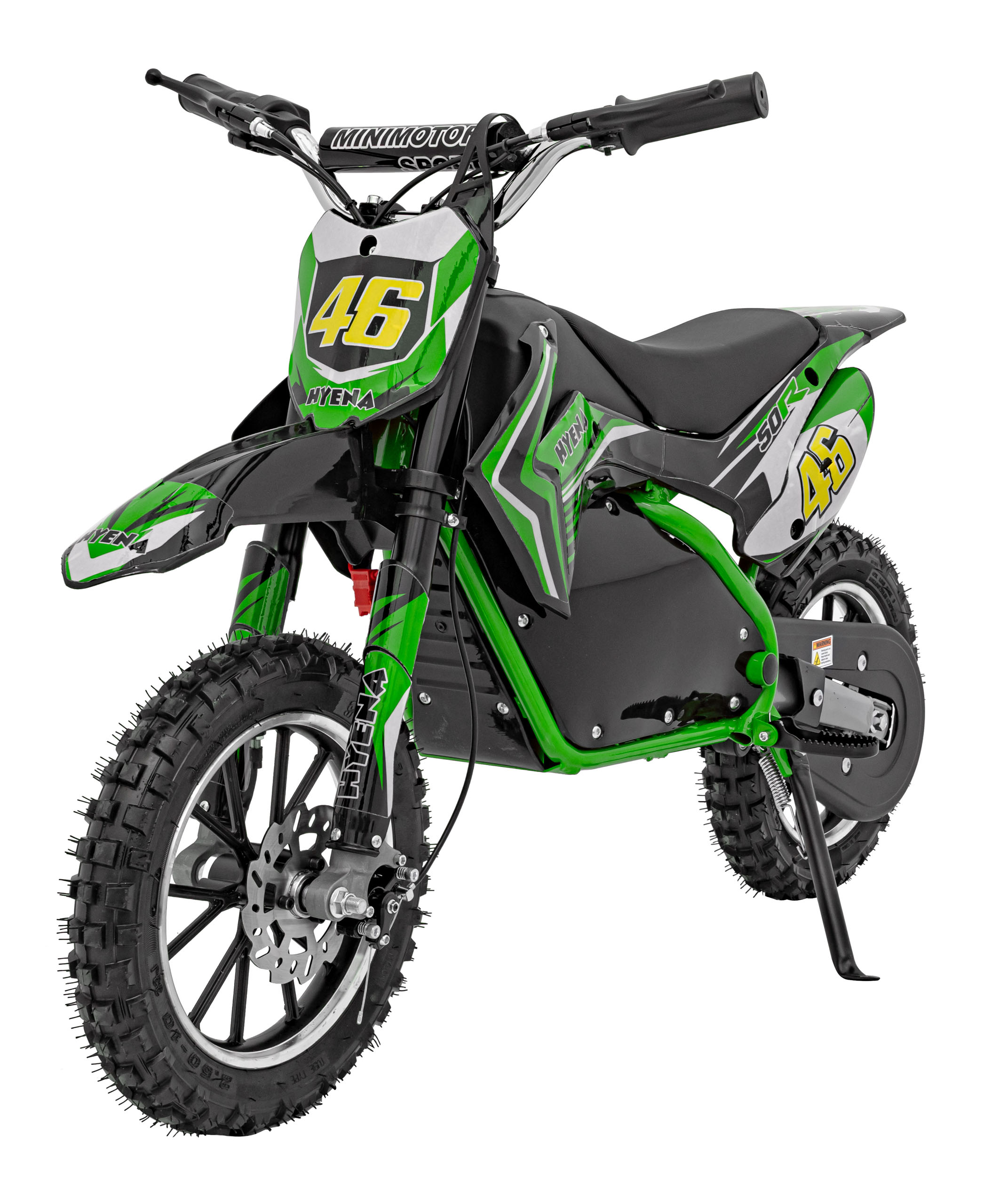 Dětská elektrická motorka RENEGADE 50R 500W 36V zelená