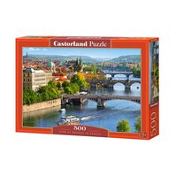 Puzzle 500 ks Pražské mosty a Vltava