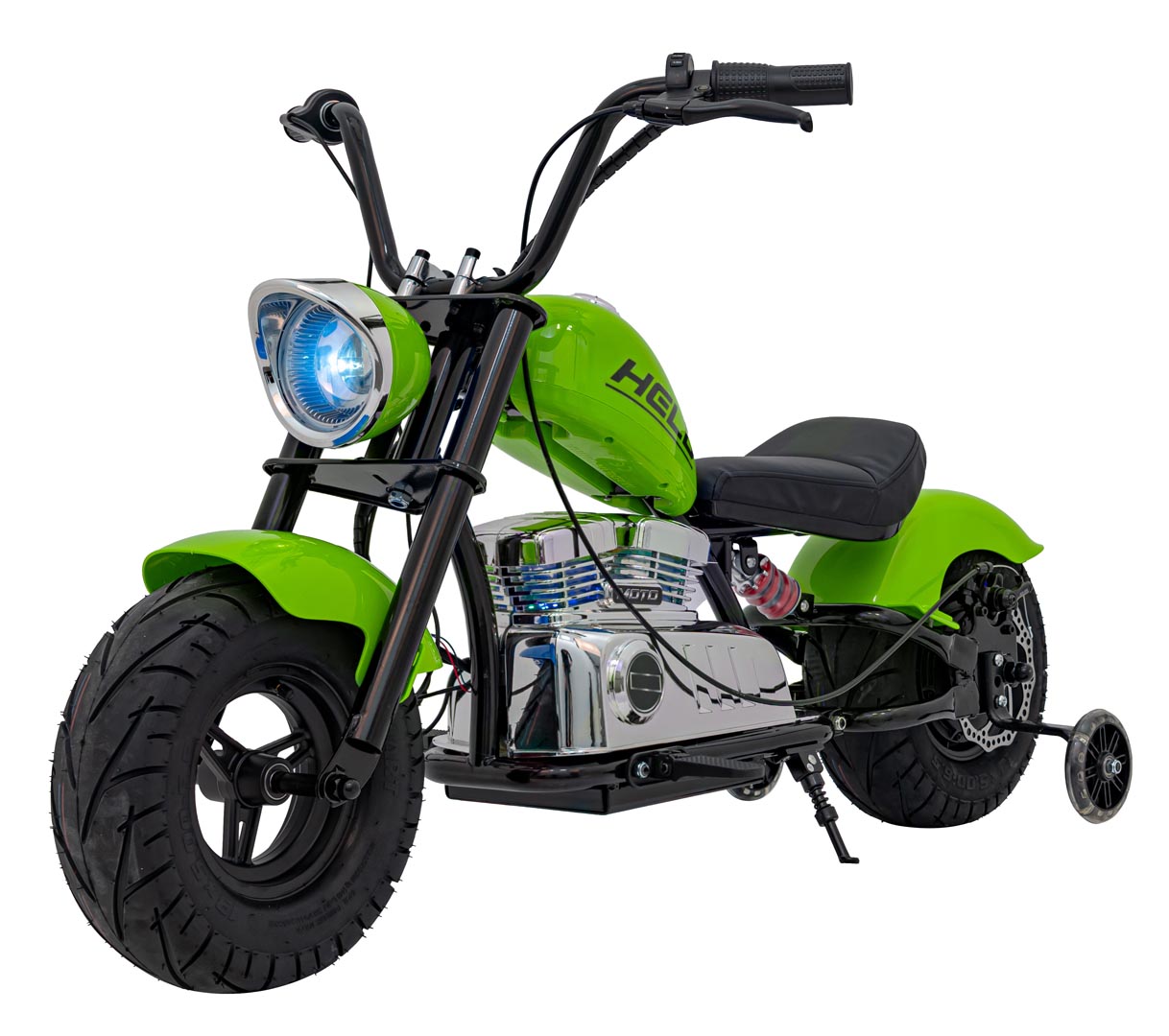 Dětská elektrická motorka Chopper Warrior 36V zelená