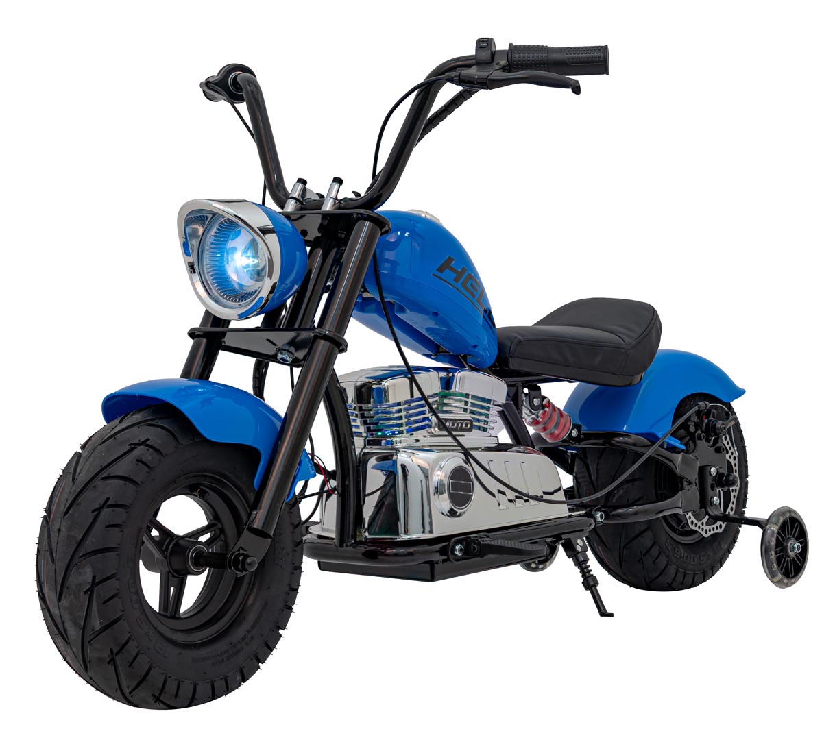 Dětská elektrická motorka Chopper Warrior 36V modrá
