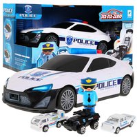 Policejní auto s panáčkem a mini autíčky