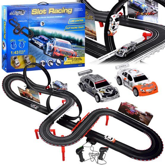 Autodráha Slot Racing se dvěmi autíčky 912 cm 8.jpg