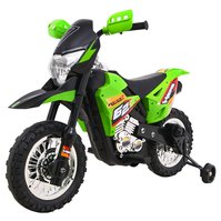 Dětská elektrická motorka CROSS Zelená