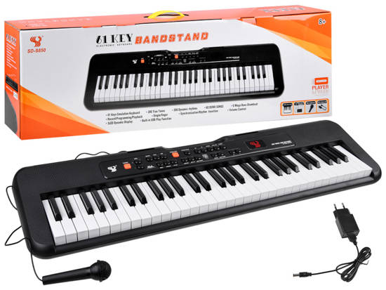 Dětský Keyboard SD-850 BandStand s mikrofonem