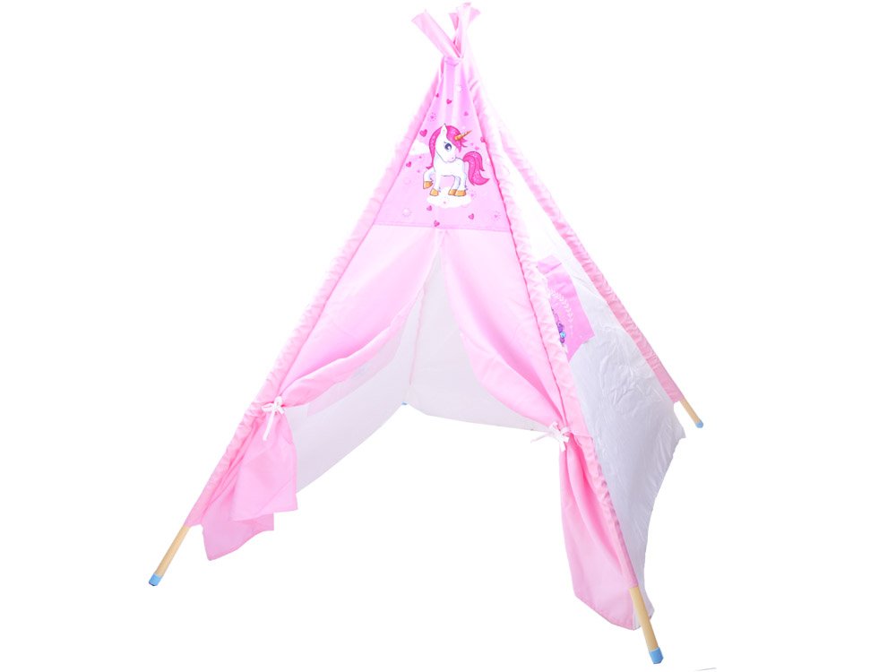 Dětský stan TIPI růžový jednorožec