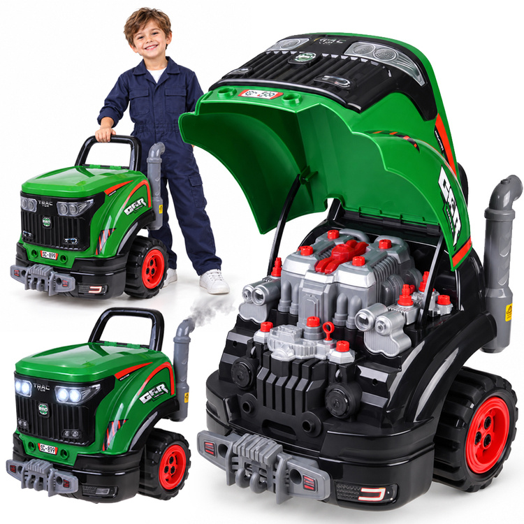 Dětský traktor - dílna malého mechanika