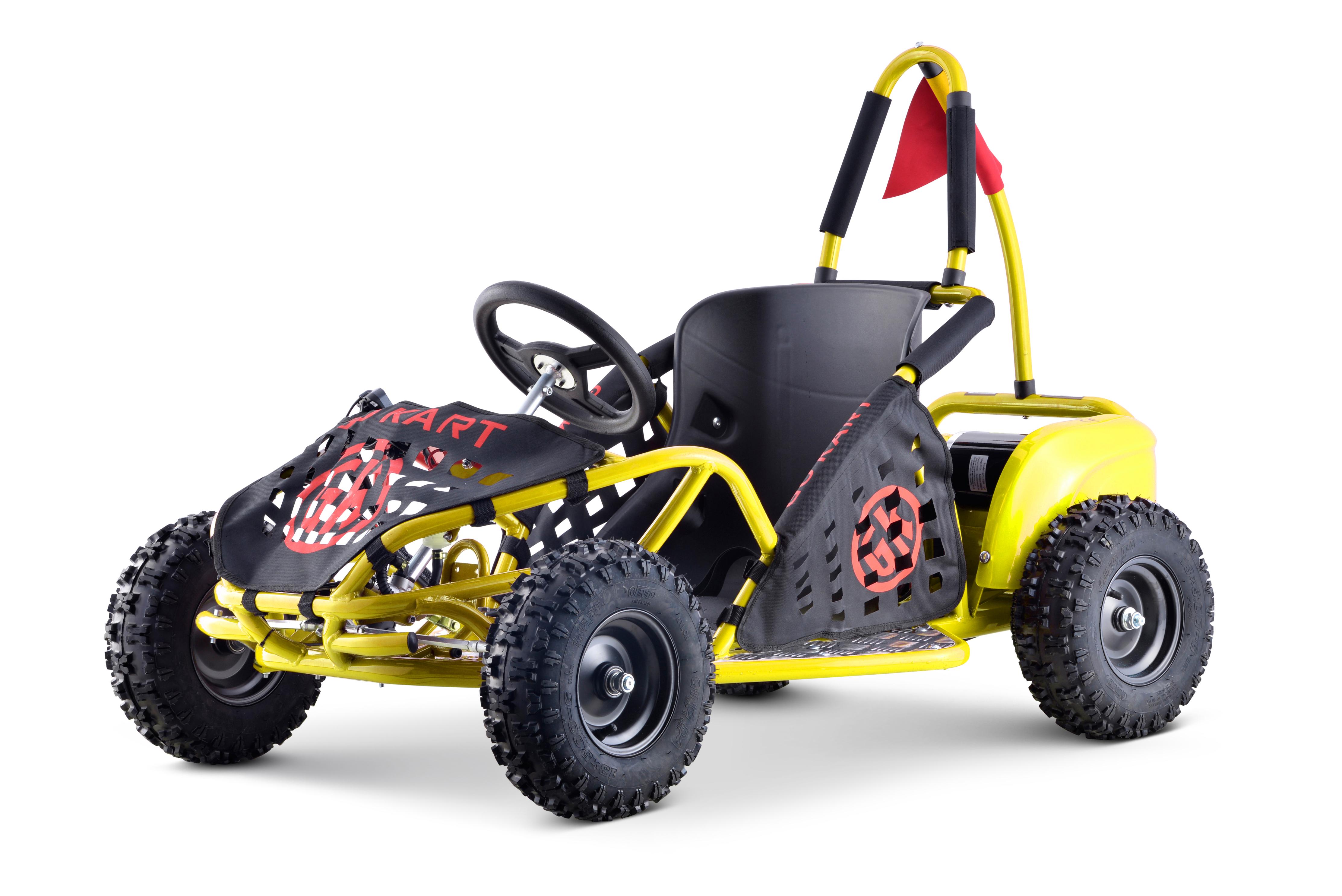 Dětská elektrická motokára Fast Dragon Žlutá