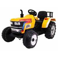 Dětský elektrický traktor Blazin BW Žlutý