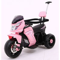 RKToys Dětská elektrická motorka odrážedlo - Růžová