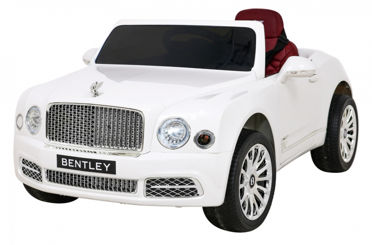 Dětské elektrické auto Bentley Mulsanne Bílé