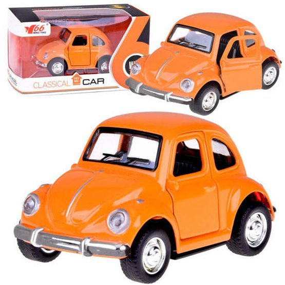 Kovové autíčko MY66 Beetle Oranžová 1.jpg