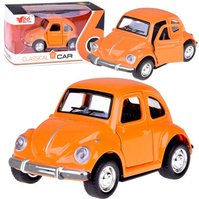 Kovové autíčko MY66 Beetle Oranžová