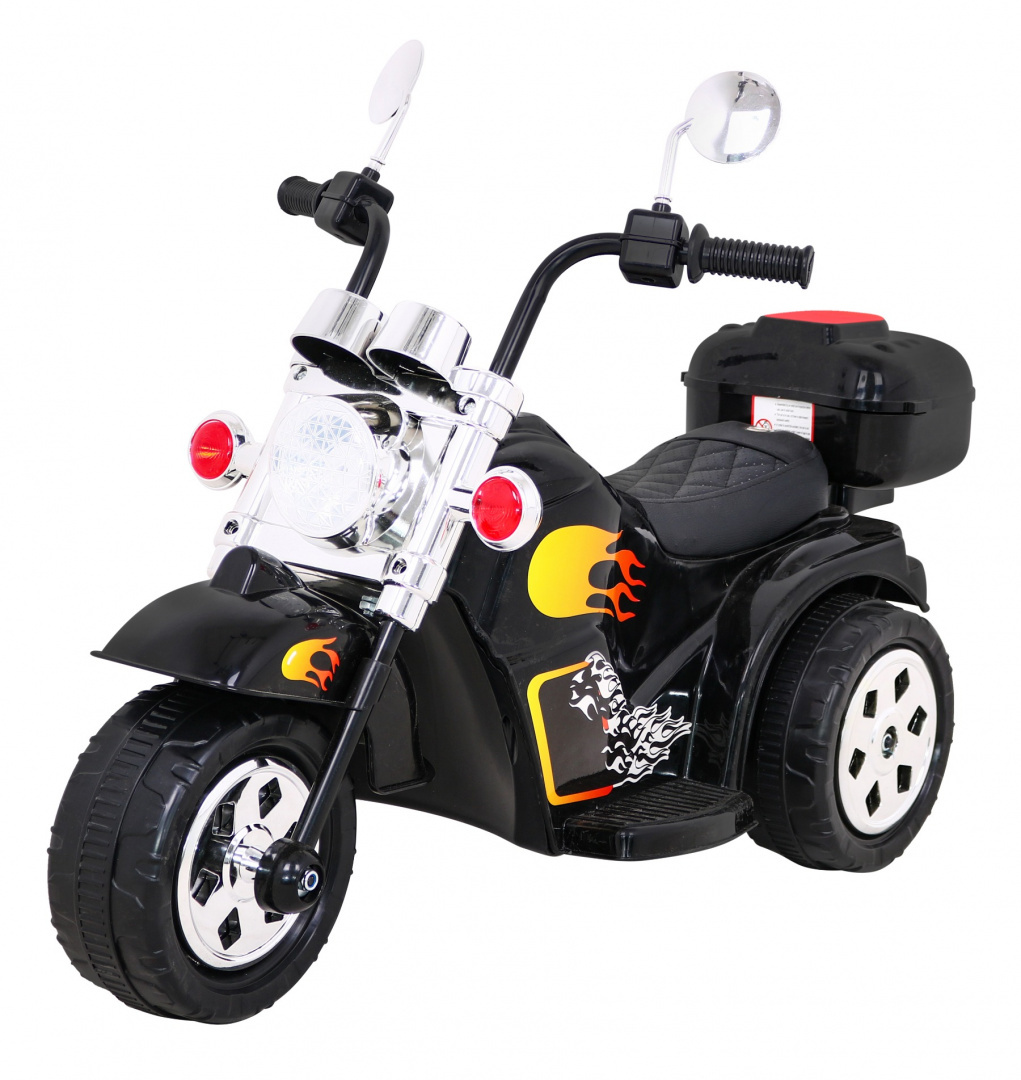 Dětská elektrická motorka Hot Chopper Černá