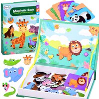 Magnetické puzzle Zvířátka v ZOO 47 dílků