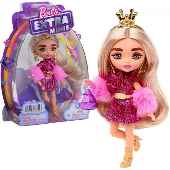 Panenka Barbie Extra Minis na párty 15 cm