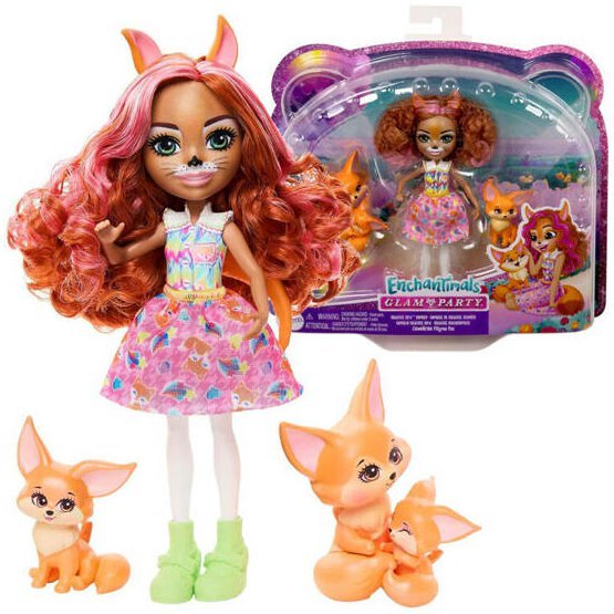 Panenka Enchantimals Filigree Fox 15 cm se zvířátky 1.jpg