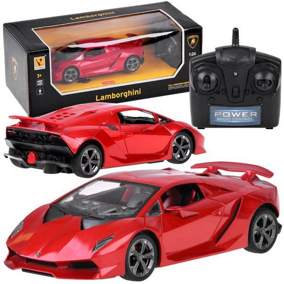 RC Autíčko Lamborghini  Červená 8.jpg