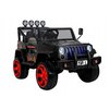 Dětské elektrické auto Jeep Raptor Drifter 4x4 Černé s plameny