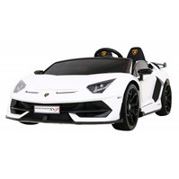 Dětské elektrické auto Lamborghini SVJ DRIFT Bílé