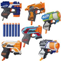 Sada pistolí Nerf Strike 6 ks s pěnovými náboji