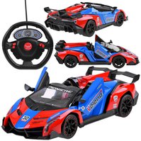 Sportovní auto na dálkové ovládání modro-červené