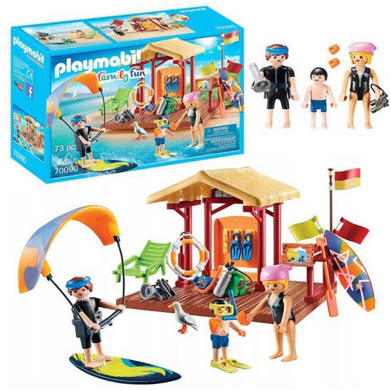 Stavebnice Playmobil Škola vodních sportů 73 ks 1.jpg