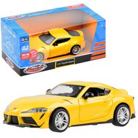 Kovové autíčko Toyota GR Supra se zvuky a světly 1:31 Žlutá