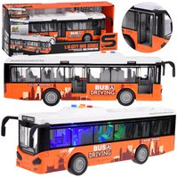 Autobus Major Driving se zvuky a světly 1:16 Oranžová