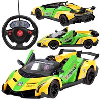 Sportovní auto na dálkové ovládání zeleno-žluté