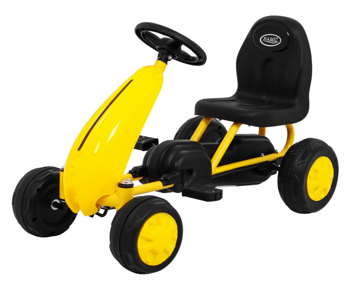Dětská motokára GoKart Žlutá