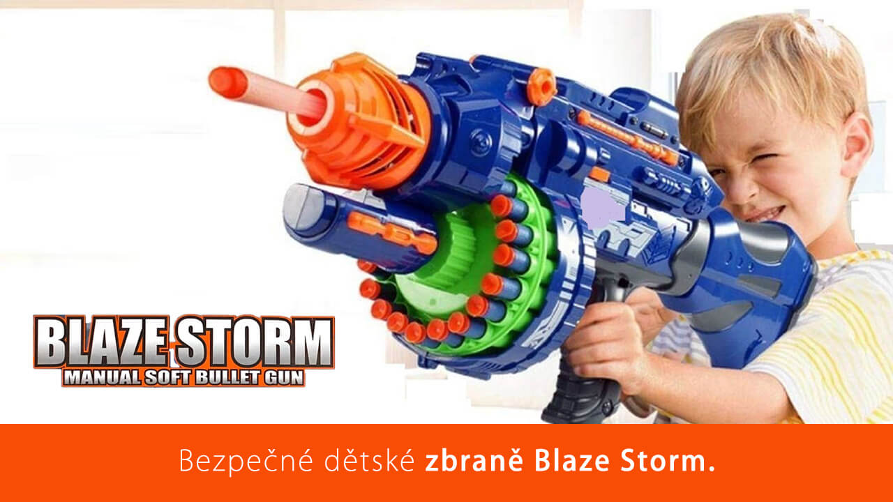 Dětské pistolky a zbraně Blaze Storm