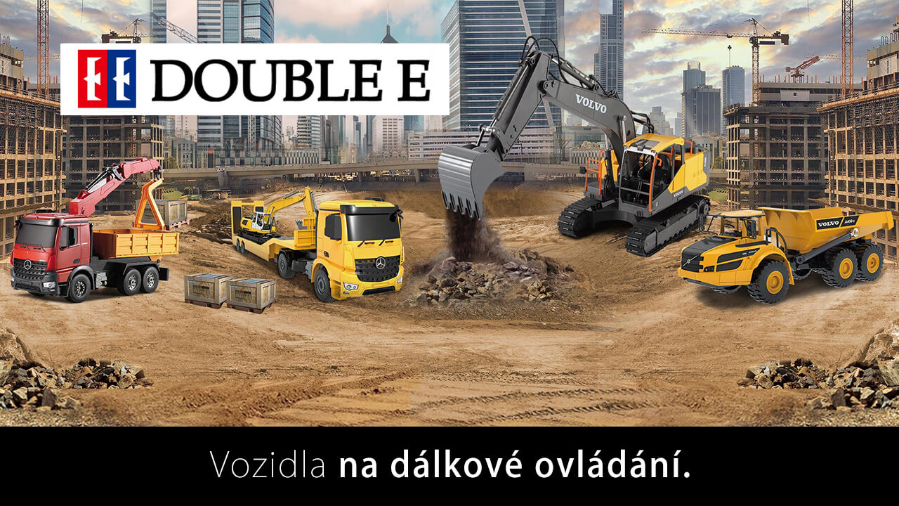 Vozidla Double E na dálkové ovládání