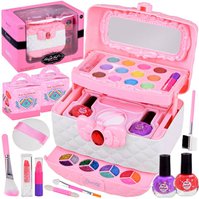 Růžový velký kosmetický kufřík s make-up sadou Bíg Surprise Růžový velký kosmetický kufřík s make-up sadou Bíg Surprise