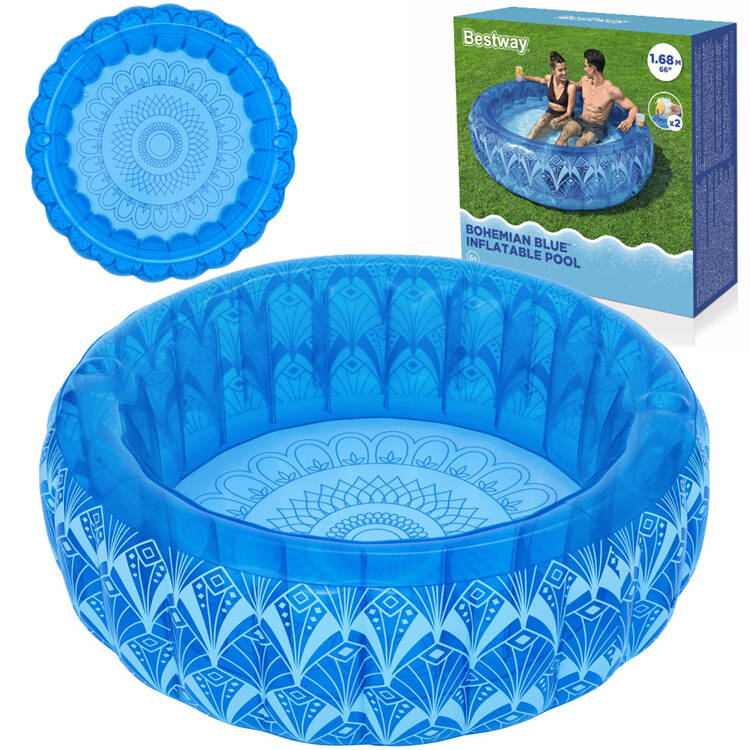 Bestway Nafukovací bazének Bohemian Blue 168×53 cm