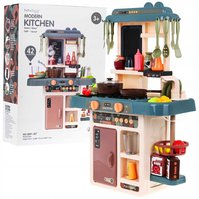 Dětská kuchyňka s vybavením modrá