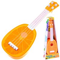 Dětské ukulele oranžová plastová kytara 6.jpg