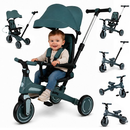 Detska_trikolka_5v1_Tiny_Bike_s_vodici_tyci_zelena