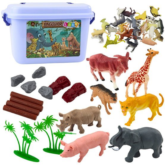 Figurky divokých a domácích zvířat Safari Wild Zoo 4.jpg