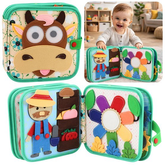 Filcova_senzoricka_knizka_farma_kravicka_pro_deti