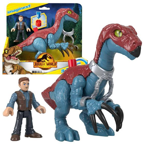 Jurassic World Imaginext  figurky Therizinosaurus a Owen 5.jpg