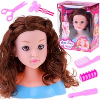 Kadeřnická hlava na česání brunetka 20 cm 8.jpg