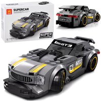 Konstrukční stavebnice Sportovní auto stříbrné 174 dílků 7.jpg